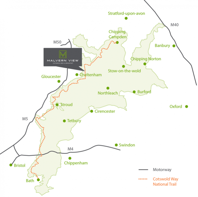 Malvern View Luxury B&B  - your gateway to the Cotwolds